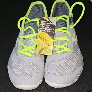 New Balance Gray and Neon Green Athletic Shoes